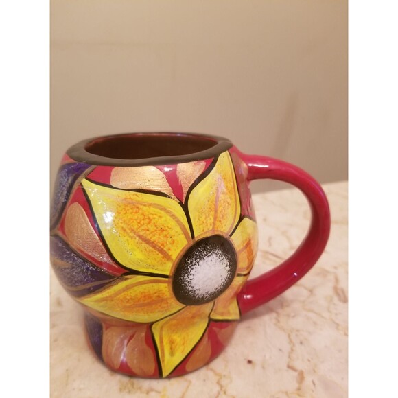 Tiki floral dia de los muertos Mug - Picture 3 of 5